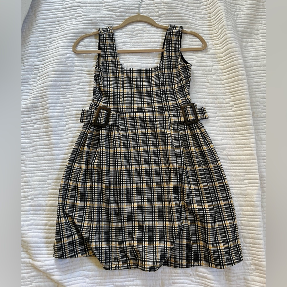 Topshop plaid dress